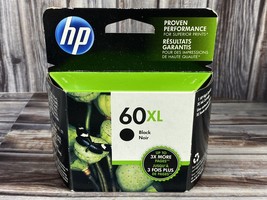 HP Printer Ink Cartridge - 60XL - Black - New - Sealed - £19.04 GBP