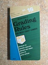 1970 Standard Grading Rules For West Coast Lumber - WCLB - Douglas Fir - $9.20
