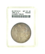 1894-S Silver Morgan Dollar Graded by ANACS as AU Details Cleaned-Tooled - $420.74