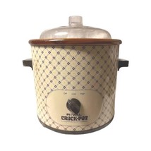 RARE COLOR Vintage 1970&#39;s Rival Crock-Pot Model 3100/2 Slow Cooker 3 1/2 Qt. - £21.17 GBP