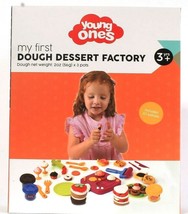 Young Ones My First Dough Dessert Factory 10 Pieces 3 Pots Age 3 Years &amp; Up - £15.27 GBP