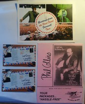 Phil Collins 4 pc Collection Love Song Postcards, Flyer + Final First Fa... - £14.90 GBP