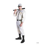 Baseball Player Uniform Costume Adult Retro 20&#39;s 30&#39;s Halloween Cosplay ... - £59.06 GBP