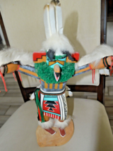 Kachina Doll BY B &amp; D Largo, Navajo, Eagle Dancer, 15.5” Tall w Feathers - $60.00