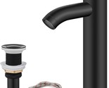 Bathroom Vanity Mixer Bar Tap With Pop Up Drain Combo Tall Spout, Single... - $51.95