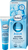 Balea Aqua Eye Roll-on Cream Gel 15ml -Unscented- VEGAN - FREE SHIP - $10.88