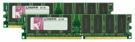 Kingston 2GB KIT 400MHZ DDR PC3200 (KVR400X64C3AK2/2G) (2 x 1 GB) - £23.14 GBP