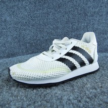adidas Boys Sneaker Shoes White Synthetic Slip On Size T 7 Medium - £19.46 GBP