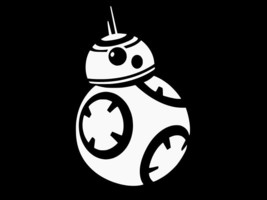 Star Wars Droid Sphero BB8 Vinyl Decal Car Window Wall Sticker Choose Size Color - £2.20 GBP+