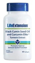 MAKE OFFER! 2 Pack Life Extension Black Cumin Seed Oil And Curcumin Elite 60 gel image 2
