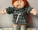 RARE Vintage Cabbage Patch Kid Head Mold #18 Red Hair Single Poodle Pony 1987 - $355.50