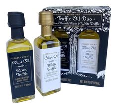 Trader Joe's Truffles Oil Duo olive oil with Black &amp; White Truffle - $29.39