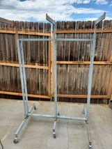 Clothes Clothing Rack Galvanized Steel Industrial Business Grade Commercial 2 - £31.85 GBP