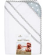 GREY DOTS -HOODED BABY TOWEL - £19.86 GBP