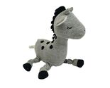 BABY GANZ NATURAL JUNGLE GIRAFFE GREY RATTLE STUFFED ANIMAL PLUSH TOY KN... - $19.00