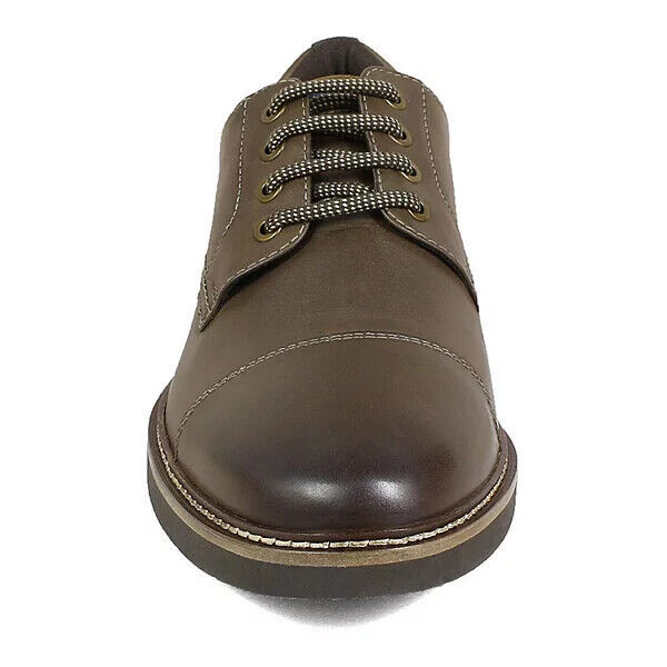 Primary image for Nunn Bush Men's Ridgetop Cap-Toe Oxfords Men's Shoes in Brown-Size 7.5M
