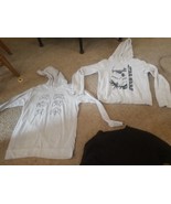 NICE LOT 2 Boys Gray Hoodie Hoody Star Wars Gaming Controller Strom Troo... - $33.24