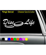 Disc Life Disc Golf Wide Decal Laptop Car Window Sticker CHOOSE SIZE COLOR - €2,76 EUR+