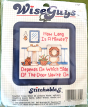 Dimensions Stitchables Wise Guys Cross Stitch Kit #7705 How Long is a Mi... - $5.93