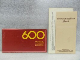 600       1983 Owners Manual 16574 - £11.05 GBP