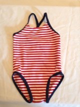 baby Gap swimwear Size 6 12 mo patriotic 1 piece striped girls  - £10.19 GBP
