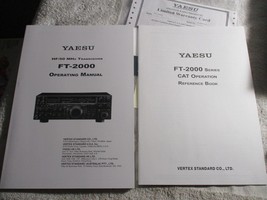 Yaesu FT-2000 Transceiver Owner&#39;s Manual Cat Operation Reference Book or... - £19.37 GBP
