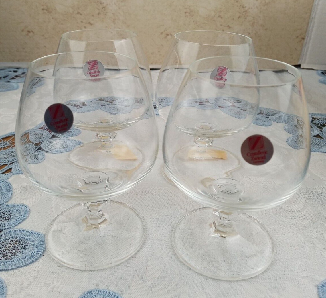 Cristallerie Zwiesel Brandy Degustation/Tasting Glasses 8.75 oz Set of 4 - NOB - $44.54