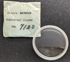 NOS Genuine Benrus Acrylic Waterproof Wrist Watch Crystal Part #7120 - £19.32 GBP