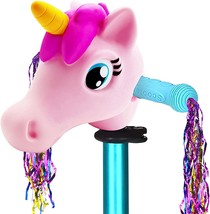 Scooter Head Decoration Accessories - Unicorn Scooter Head with a Pair Streamers - £31.96 GBP