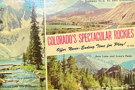 Colorado Spectacular Rockies Bear Lake Snowmoss Peak Postcard Used 1960s - £3.12 GBP