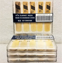 Clarinet Reeds Bb, Strength - 2.5 / 4-10 Packs (40 Total) by Rui Yin NEW! - $40.99