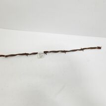 Antique Brinkerhoff “Ribbon &amp; Line” Combo Barbed Wire 1885 Sample 19” - $35.99