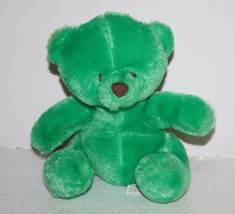 Circus Circus Green Plush Teddy Bear 6&quot; Las Vegas Reno Small Stuffed Sof... - $9.75