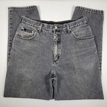 Vintage Bum Equipment 90s Black Denim Jeans Faded Size 34x32 Acid wash Mens - £31.29 GBP