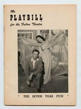 Playbill The Seven Year Itch Tom Ewell Vanessa Brown 1953 Fulton Theatre... - $17.82