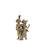 Orissa Dhokra Art Adivasi Couple Figurine Traditional Dhokra Art Showpie... - £42.56 GBP