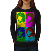 Lead Singer Tee Jim Morrison Women Long Sleeve T-shirt - £10.24 GBP