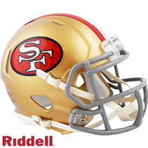 *Sale* San Francisco 49ERS 1964-1995 Throwback Nfl Speed Mini Football Helmet! - $32.67