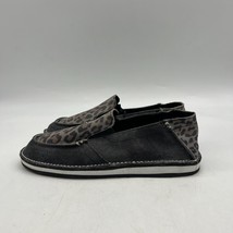 Shyanne OSHFA21P4 Womens Gray Leopard Round Toe Casual Slip On Shoes Size 7.5 - £27.77 GBP