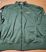 NFL New York Jets Nike Dri-Fit Track Jacket Full Zipper Athletic Apparel... - €25,36 EUR