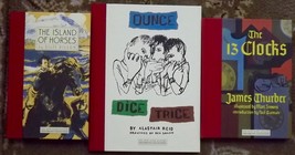 3 books Ounce Dice Trice, The 13 Clocks by James Thurber, The Island of ... - £9.37 GBP