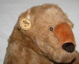 Russ Berrie Forest Teddy Bear 15&quot; Brown Plush  Stuffed Animal 321 Soft T... - £25.05 GBP