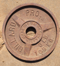Roadmaster Billard Pro Cast Iron Weight Plate 3 Pounds Exercise Athletic... - $19.99