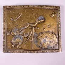 Mickey Mouse 1933 Brass Belt Buckle Vintage Disney United Artist Corp. - £30.96 GBP