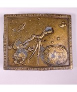 Mickey Mouse 1933 Brass Belt Buckle Vintage Disney United Artist Corp. - $39.59