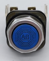 800T-A SER.T Blue Push Button w/ Contact Block - $20.75