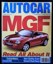 Autocar Magazine March 8, 1995 mbox2171 MGF - Bentley Azure - £4.89 GBP