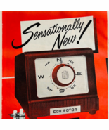 1954 CDR Rotor Television Sales Receiver Advertisement Vintage Electroni... - $461.93 MXN