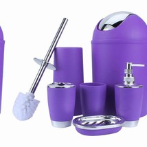 6-Piece Bathroom Accessories Set in White - $1,579.39 MXN