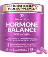 Women’s Hormone Balance &amp; PCOS Supplement - Myo &amp; D-Chiro Inositol - 120 Ct - $31.22 CAD